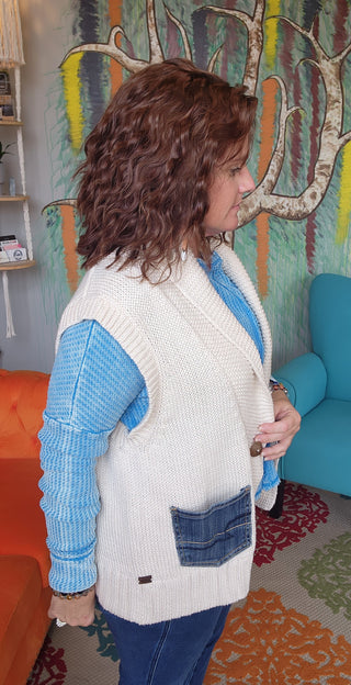 Band Sweater Vest-Beetles