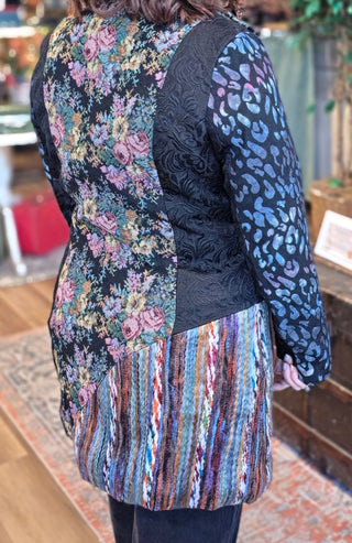 "BE BOLD" Multi Print Jacket