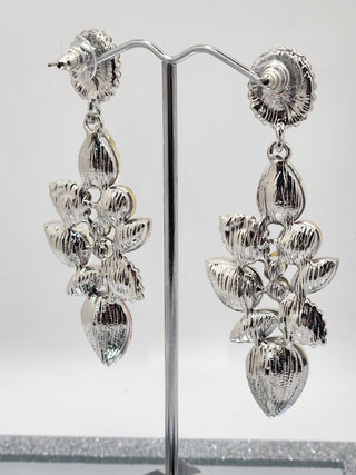 Hunk Silver Iridescent Earring