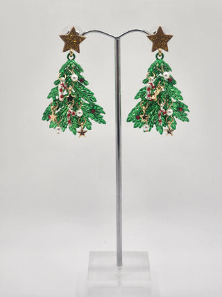 Christmas Tree Ornament Earrings