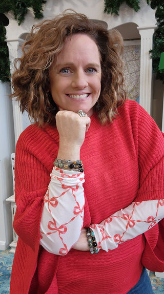 Holiday Poncho Pullover