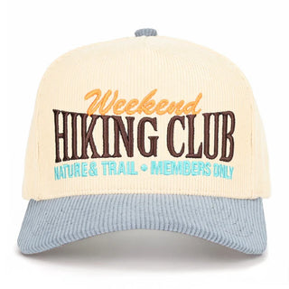 Weekend Hiking Club Corduroy Trucker Hat