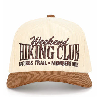 Weekend Hiking Club Corduroy Trucker Hat