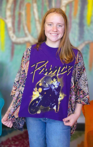 Banded Pullover Tee, Prince