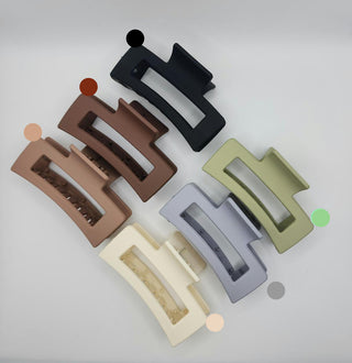 Matte Color Hair Claw Clip