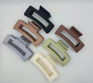 Matte Color Hair Claw Clip