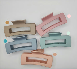 Large Matte Hair Claw Clip