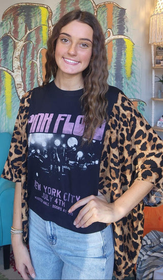 Banded Pullover Tee, Pink Floyd New York City
