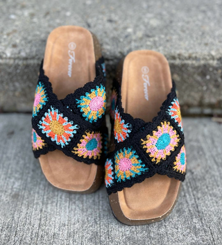 Crochet Platform Sandal