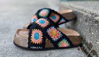 Crochet Platform Sandal