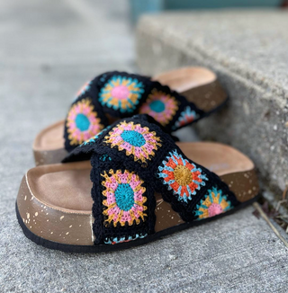 Crochet Platform Sandal