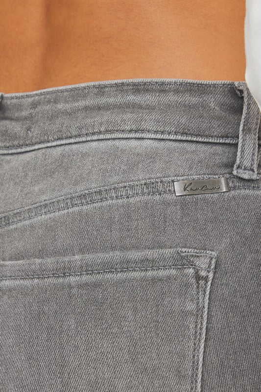 Kancan Faded Grey Patch Skinny Jean