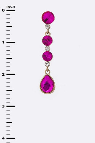 Teardrop Formal Earrings - Weeping Willow Boutique