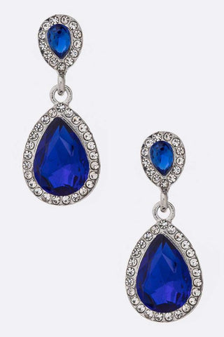 Petite Teardrop Crystal Earring