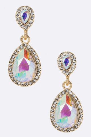 Petite Teardrop Crystal Earring