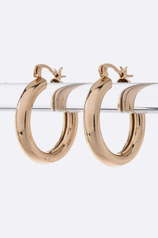 Iconic Polish Hoop Earrings - Weeping Willow Boutique