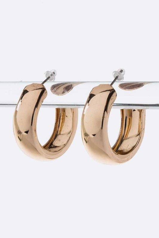 Polish Fashion Hoop Earrings - Weeping Willow Boutique