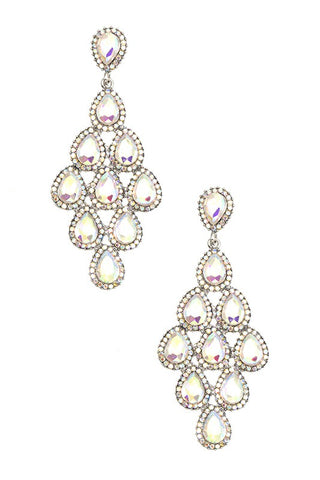 Teardrop Diamond Earrings