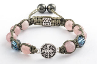 Basha Saint Benedict Evil Protection Medal Bracelet - Weeping Willow Boutique