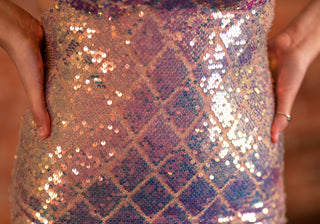 Iridescent Sequin Formal Gown