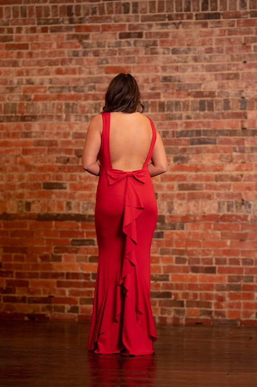 Red Elegant Formal Gown