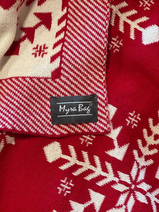 Myra Christmas Print Blankets