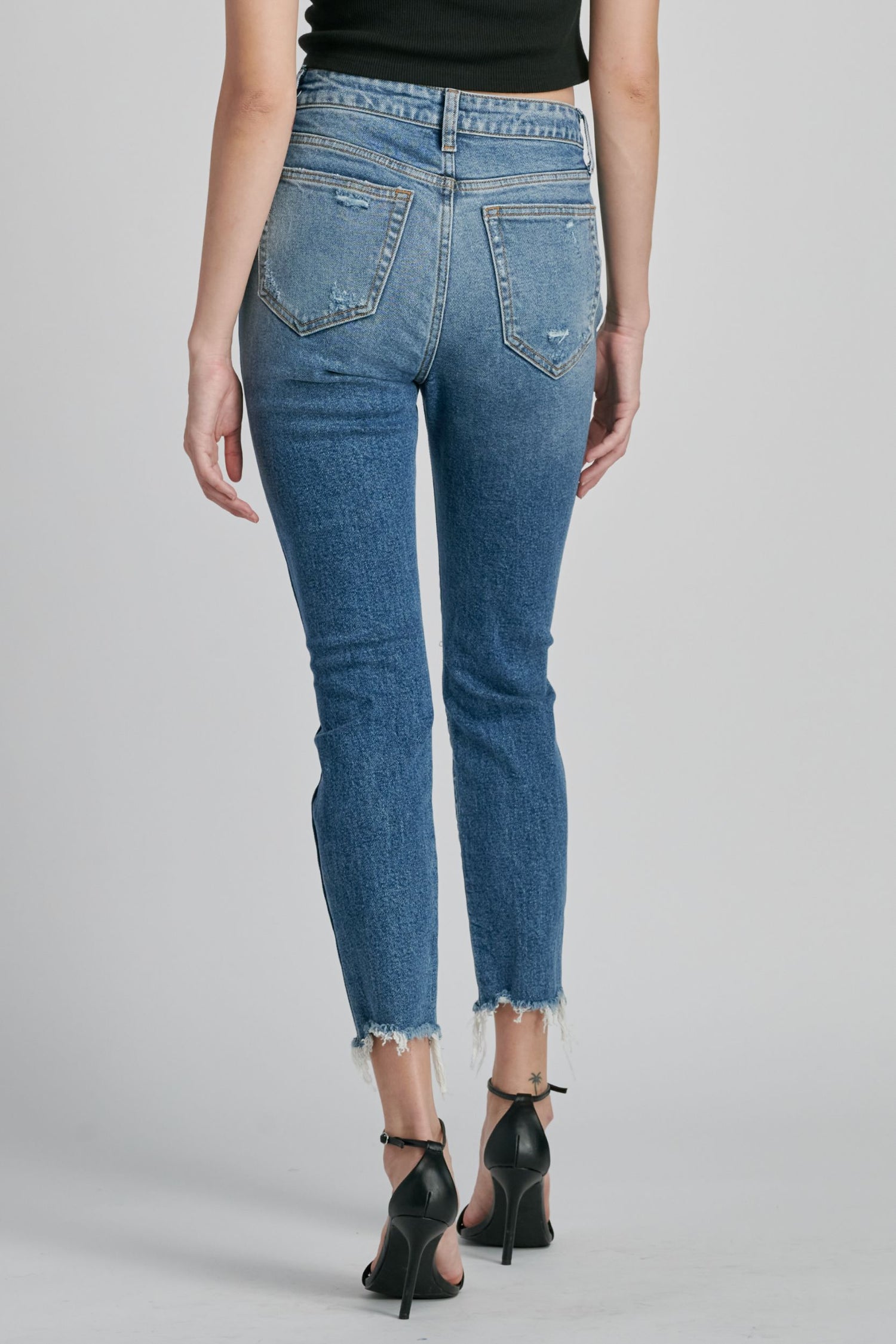 Cello Madison High Rise Mom Skinny Jean - Weeping Willow Boutique