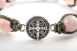 Basha Saint Benedict Evil Protection Medal Bracelet - Weeping Willow Boutique