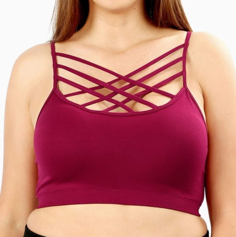 Cross Bralettes - Weeping Willow Boutique