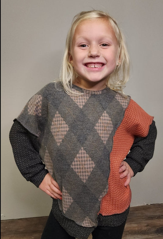 Kids Asymmetrical Thermal Top