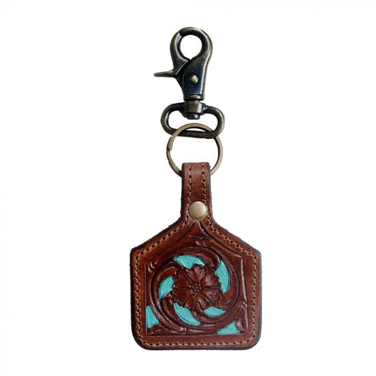 Turquoise Hues Keychain - Weeping Willow Boutique
