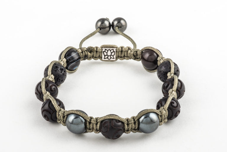 Basha High Vibration Bracelet Men - Weeping Willow Boutique