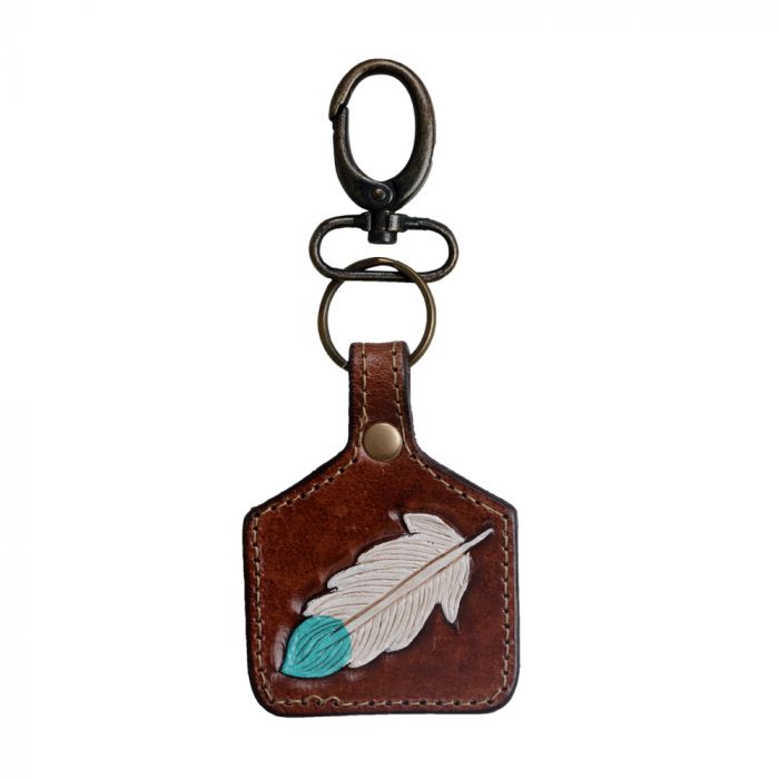 Myra Leather Key Fob - Weeping Willow Boutique